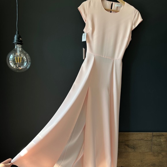 Aritzia Babaton Hamptons Dress Soft Blush Pink NEW Size 0 - Picture 4 of 13